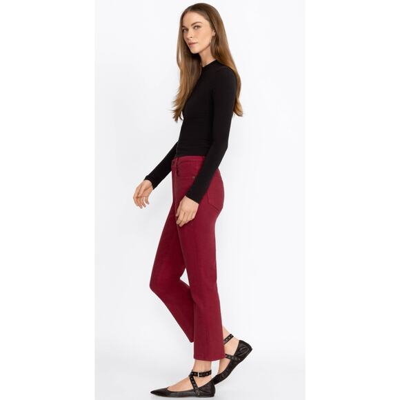 New Johnny Was Marseille Baby Boot Jeans JW1011CN8 Size 29 Cranberry - Picture 2 of 12